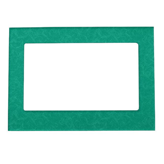 Teal textured surface with subtle swirling pattern magnetic frame (Front)