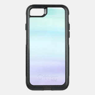 Teal to Purple Watercolor Wash   Zazzle_Growshop. OtterBox Commuter iPhone SE/8/7 Case