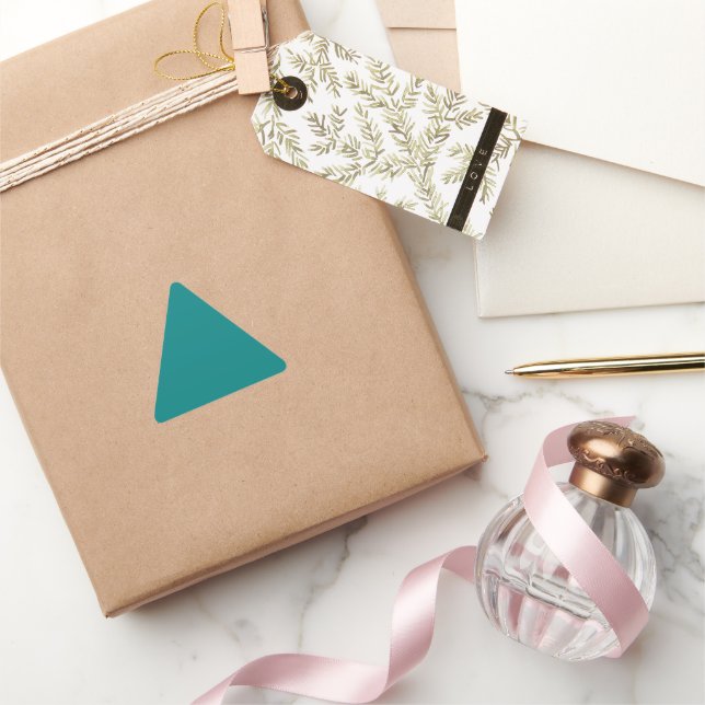 Teal Triangle Sticker (Gifting)