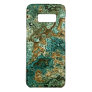Teal Turquoise Gold Brown Minerals Marble Pattern Case-Mate Samsung Galaxy S8 Case