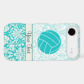 Teal Volleyball Case-Mate iPhone Case (Back (Horizontal))