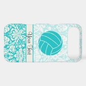 Teal Volleyball Case-Mate iPhone Case (Back (Horizontal))