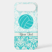 Teal Volleyball Case-Mate iPhone Case (Back)