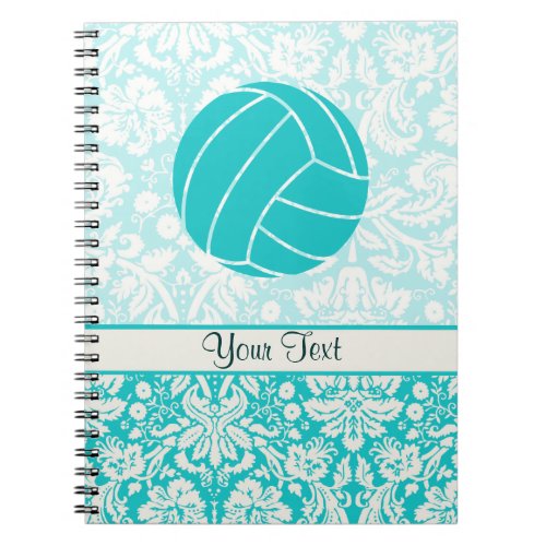 Teal Volleyball Notebook
