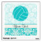 Teal Volleyball