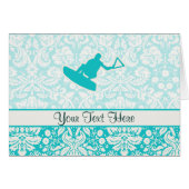 Teal Wakeboarder (Front Horizontal)