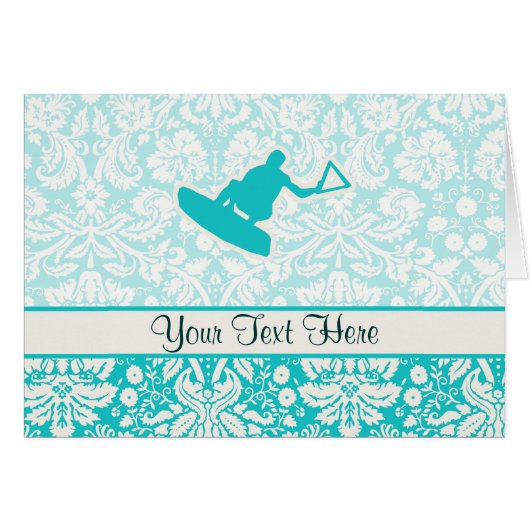 Teal Wakeboarder (Front Horizontal)