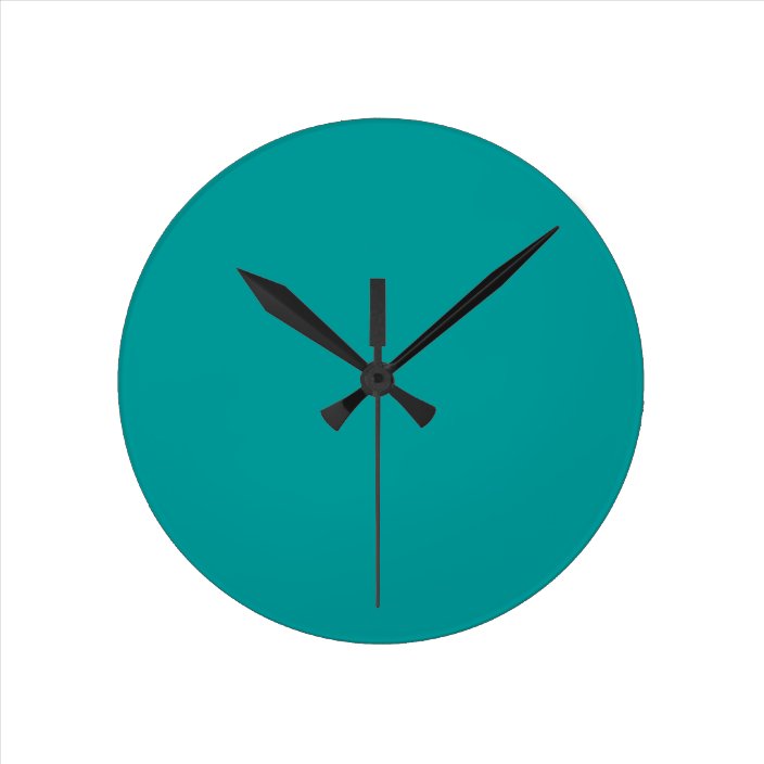 Teal Wall Clock