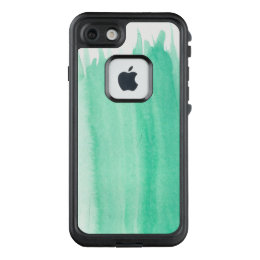 Teal Watercolor iPhone Case