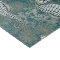 Teal with White Seahorse Decoupage
