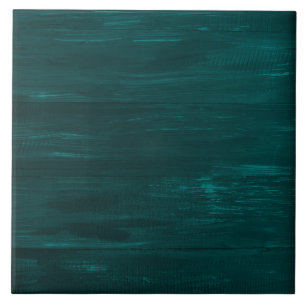 Teal wood texture stripes ceramic tile