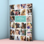 Teal Your Photos Insta Collage 2024 Planner<br><div class="desc">Photo insta collage planner featuring 22 photos of your family and friends,  your name,  and the year.</div>