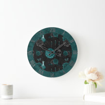 Spellbound Wall clock The horned witch