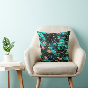 Tealia II Throw Pillow