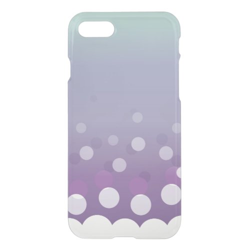 Tealy_Purple Bubbles iPhone SE87 Case