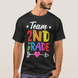 Team 2nd Grade Teacher Student Kid Back To School  T-Shirt