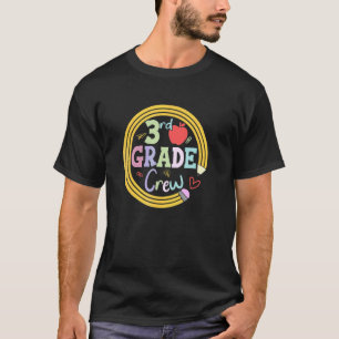 Team 3rd Grade Crew Back To School Kids Teacher T-Shirt