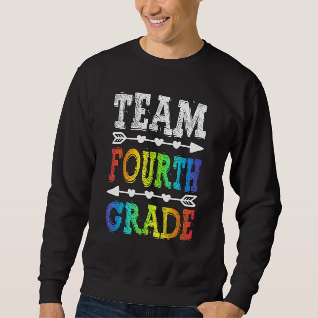 Team 4th Grade T Shirt Teacher Back To School (Front)