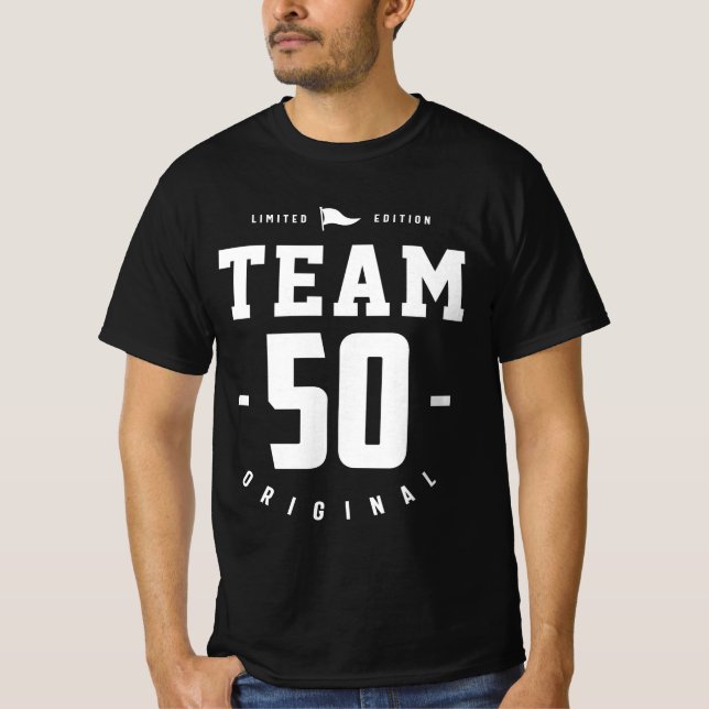 Team 50 Years Original - 50th Birthday T-Shirt (Front)