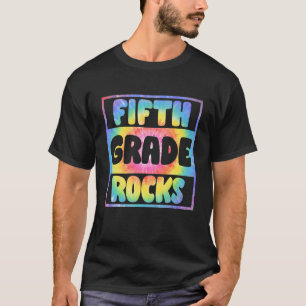 Team 5th Grade Hello Fifth Grade Rocks Back To Sch T-Shirt