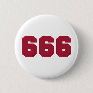Team 666 pinback button