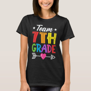 Team 7th Grade Teacher Student Kid Back To School T-Shirt