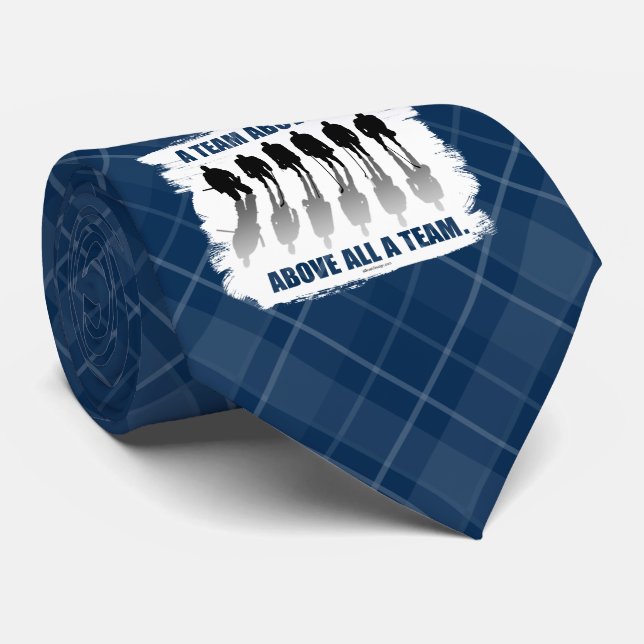 Team Above All (Hockey) Neck Tie (Rolled)