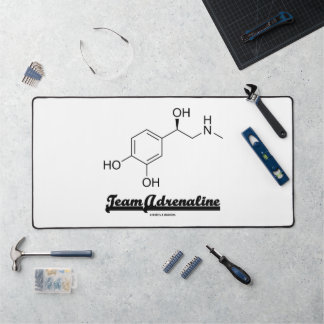 Team Adrenaline Chemical Molecule Humor Desk Mat