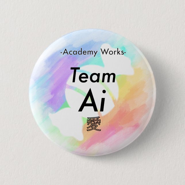 Team Ai - Academy Works Button (Front)