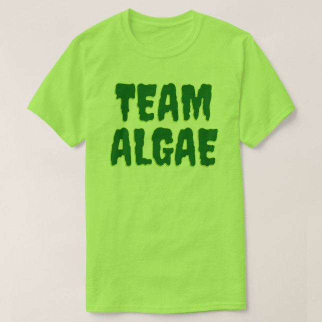 Team Algae Green T-Shirt (Design Front)
