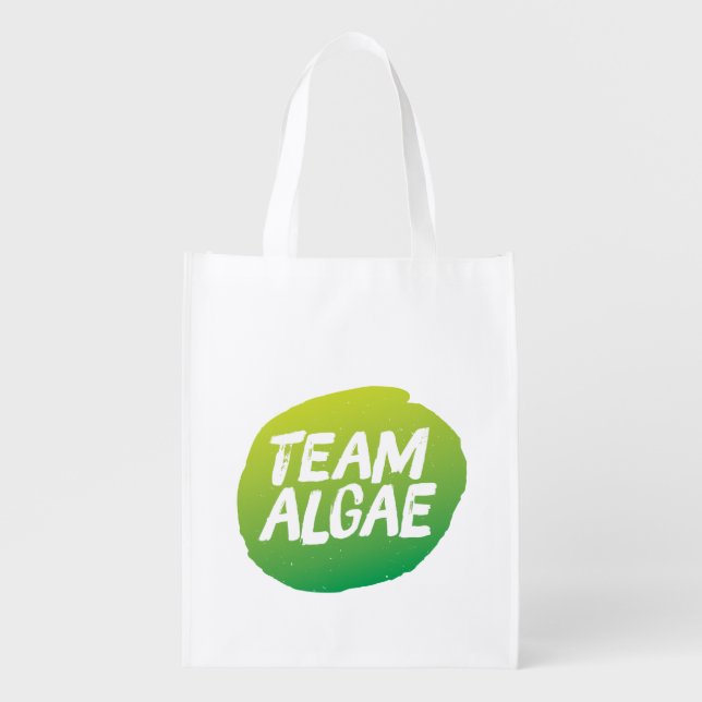 Team Algae grocery bag  (Front)