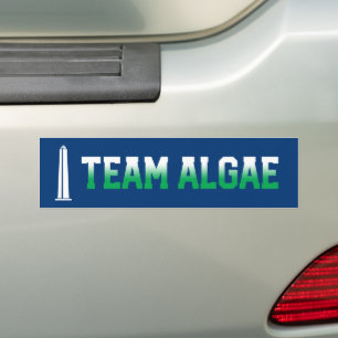 Team Algae Reflecting Pool Funny Anti-Trump Bumper Sticker