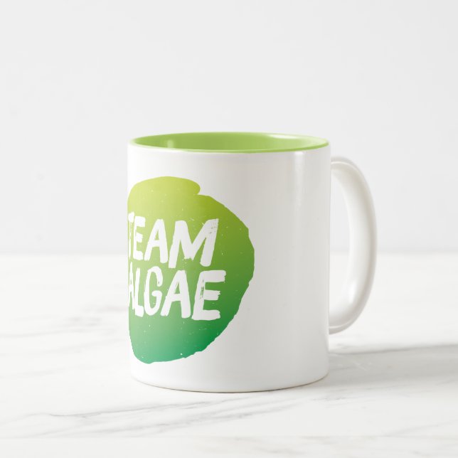 Team Algae Two-Tone Coffee Mug (Front Right)