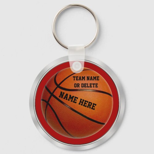Team and Players Names Basketball Keychains