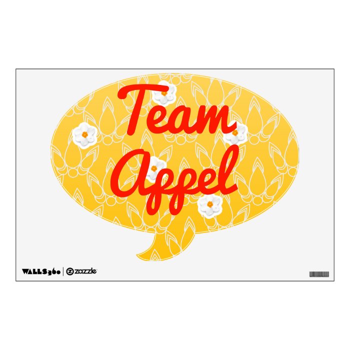 Team Appel Room Stickers