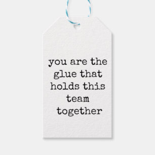 Team Appreciation, Gift Tag, Great Team Tags