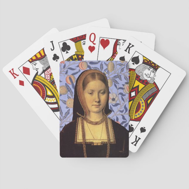 Team Aragon - Queen Catherine of Aragon Poker Cards (Back)