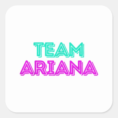Team Ariana Squad Cool Funny  Square Sticker