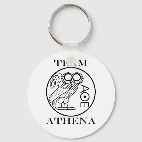 Team Athena Engravers Font Keychain