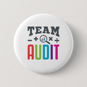 Team Audit Auditor Auditing Group Accountant Button
