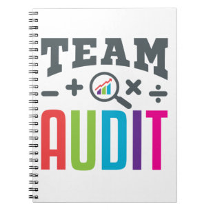 Team Audit Auditor Auditing Group Accountant Notebook
