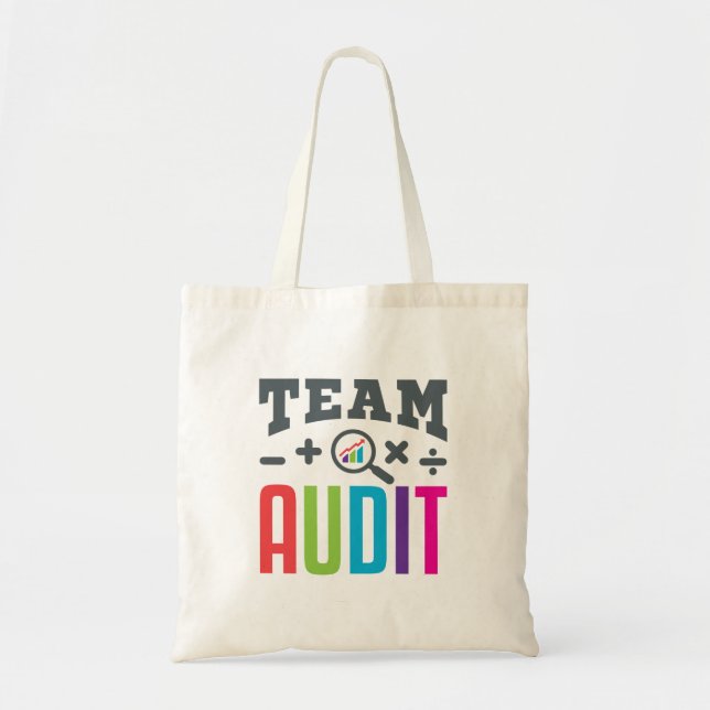 Team Audit Auditor Auditing Group Accountant Tote Bag (Front)