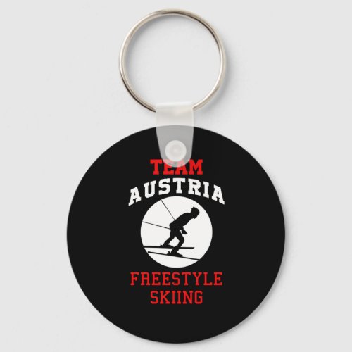 Team Austria Freestyle Skiing Winter Sports Gift Keychain