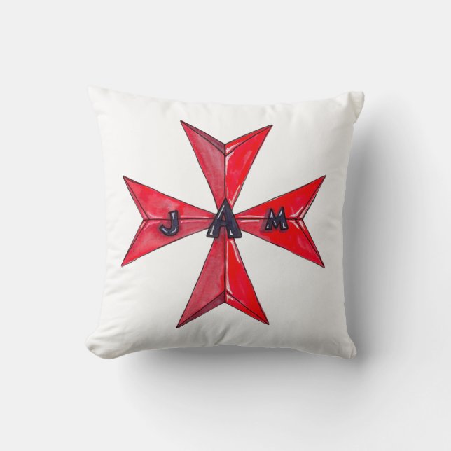 Team Aversa 2021 - 16" x 16" Throw Pillow (Front)