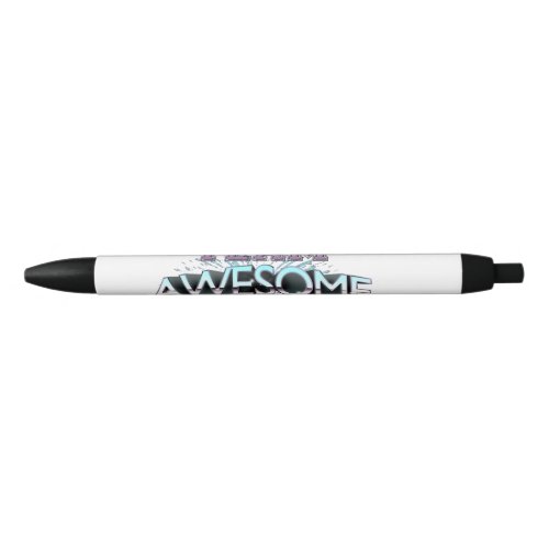 Team Awesome Black Ink Pen