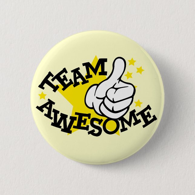 Team Awesome Button (Front)