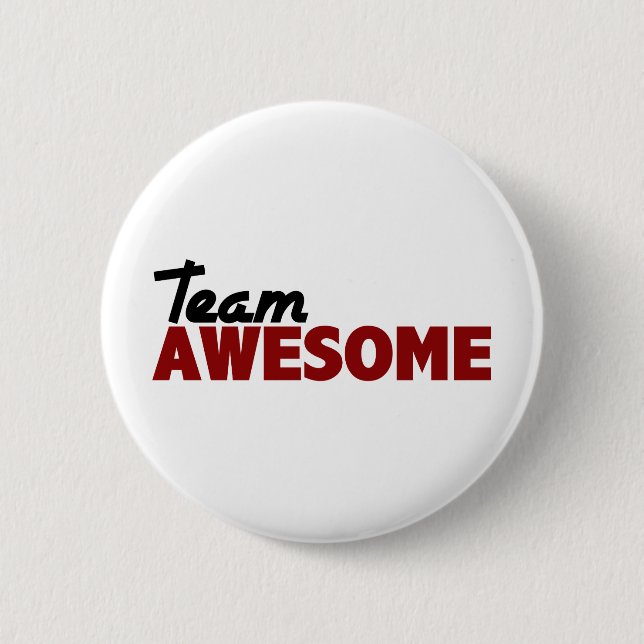 Team Awesome Button (Front)