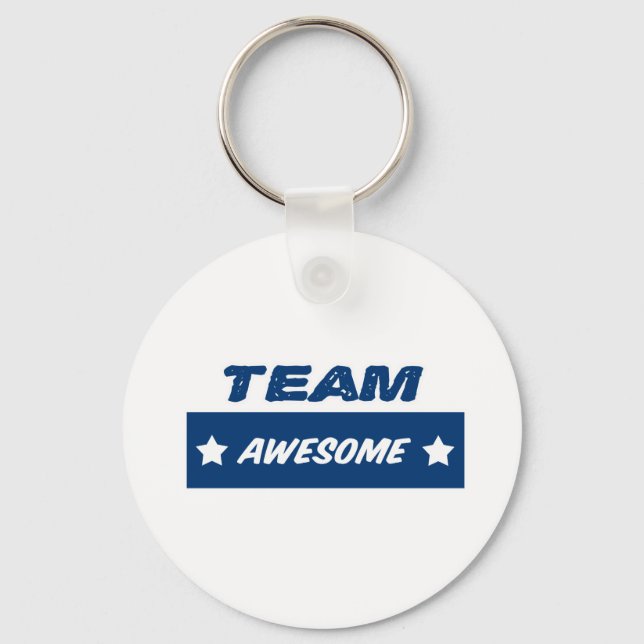Team Awesome! Keychain (Front)