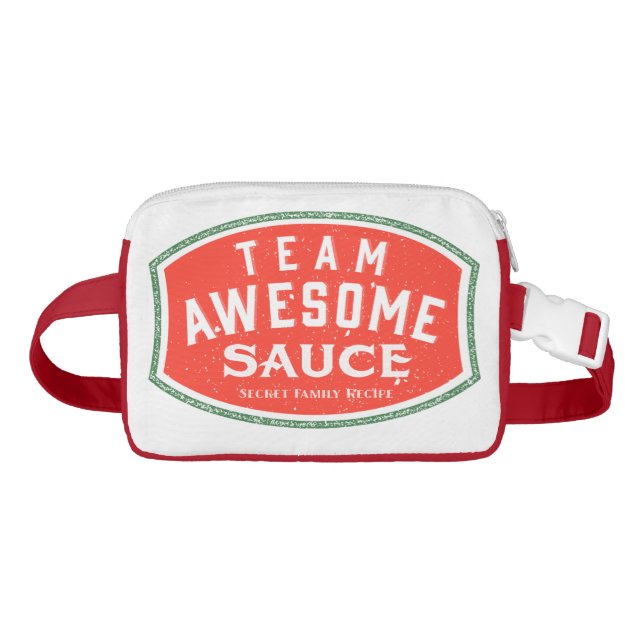 Team Awesome Sauce fanny pack (Front)