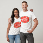 Team Awesome Sauce T-shirt at Zazzle